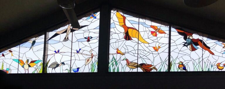Music Class Stained Glass Window_